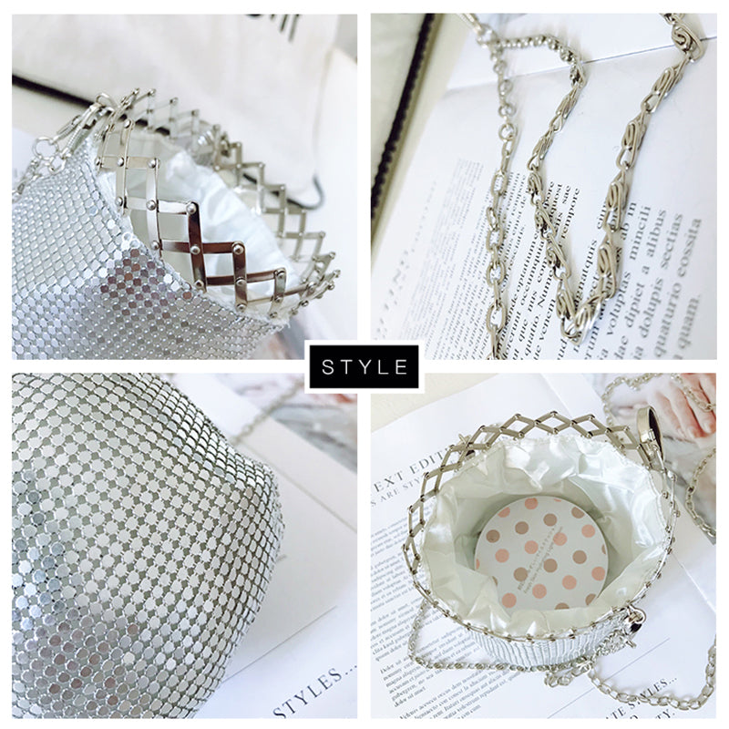 Sequin Small Chain Shoulder Bag