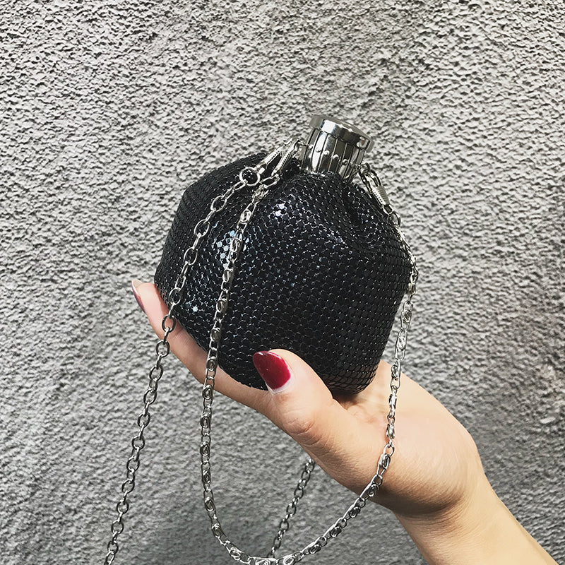 Sequin Small Chain Shoulder Bag