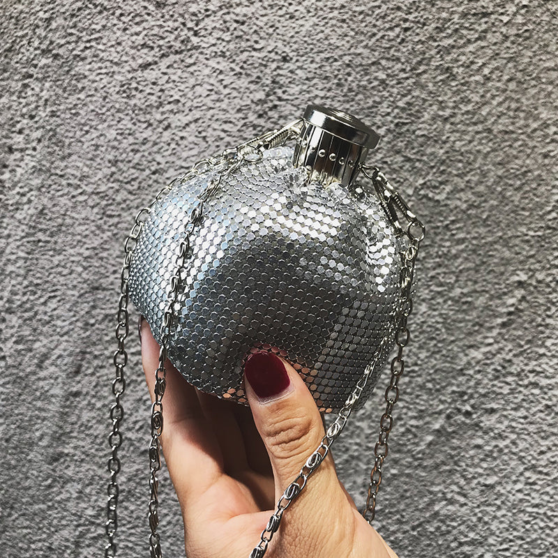 Sequin Small Chain Shoulder Bag