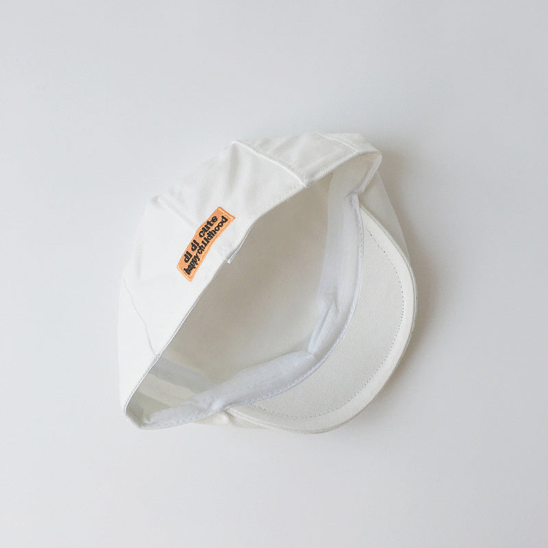 Thin simple corduroy children's beret