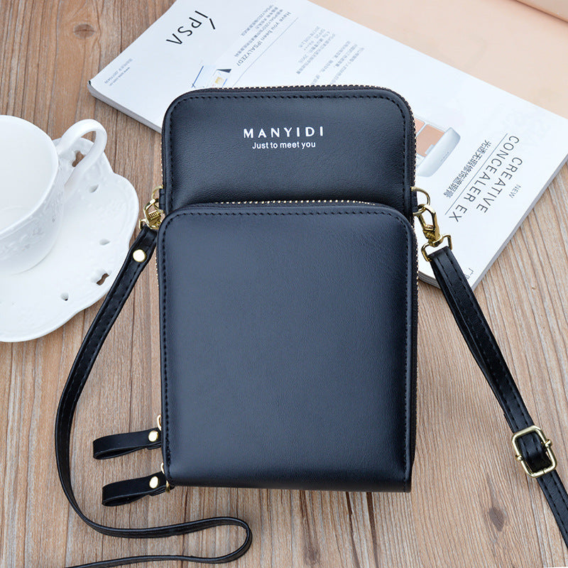 Fashion Soft Leather Zipper Wallet