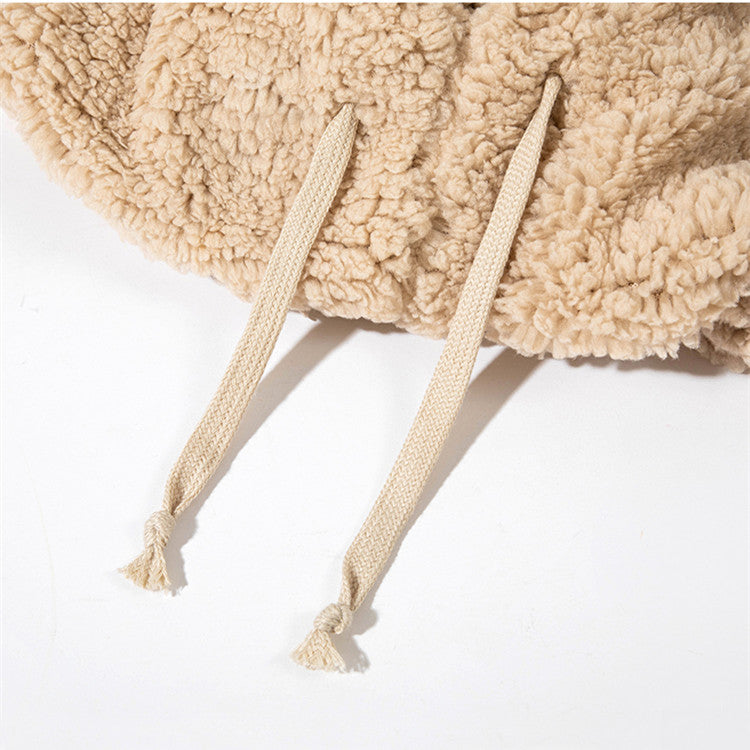 Keeping Warm Scarf And Hat Of The Bear Three-piece Suit
