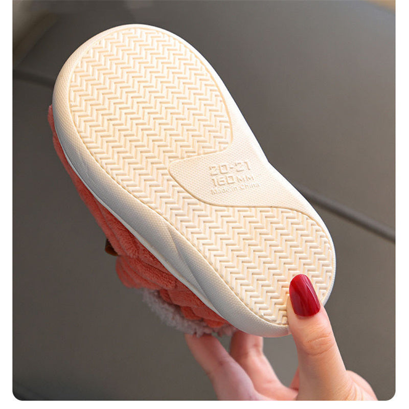 Children's Non-slip Woolen Cotton Shoes