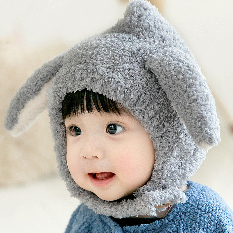 Long-eared Rabbit Plush Ear Protection Hat