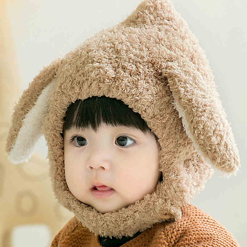Long-eared Rabbit Plush Ear Protection Hat