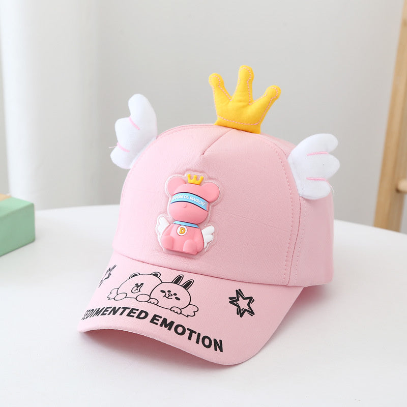 Cute angel baby cap