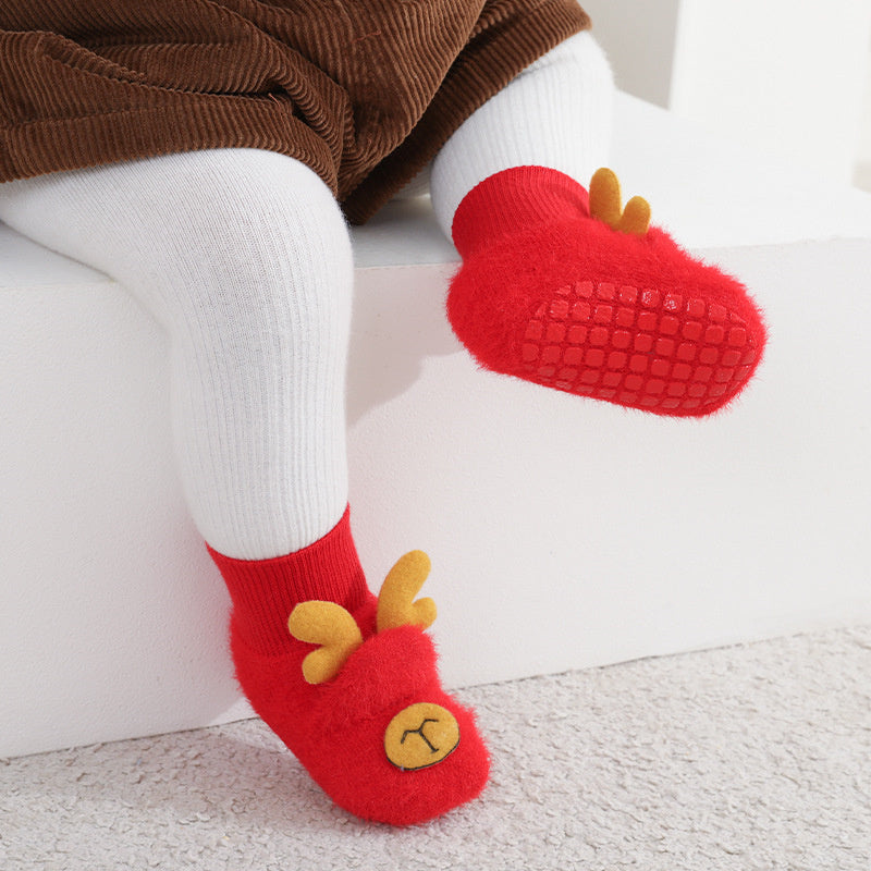 Thick Warm And Non-slip Cartoon Socks