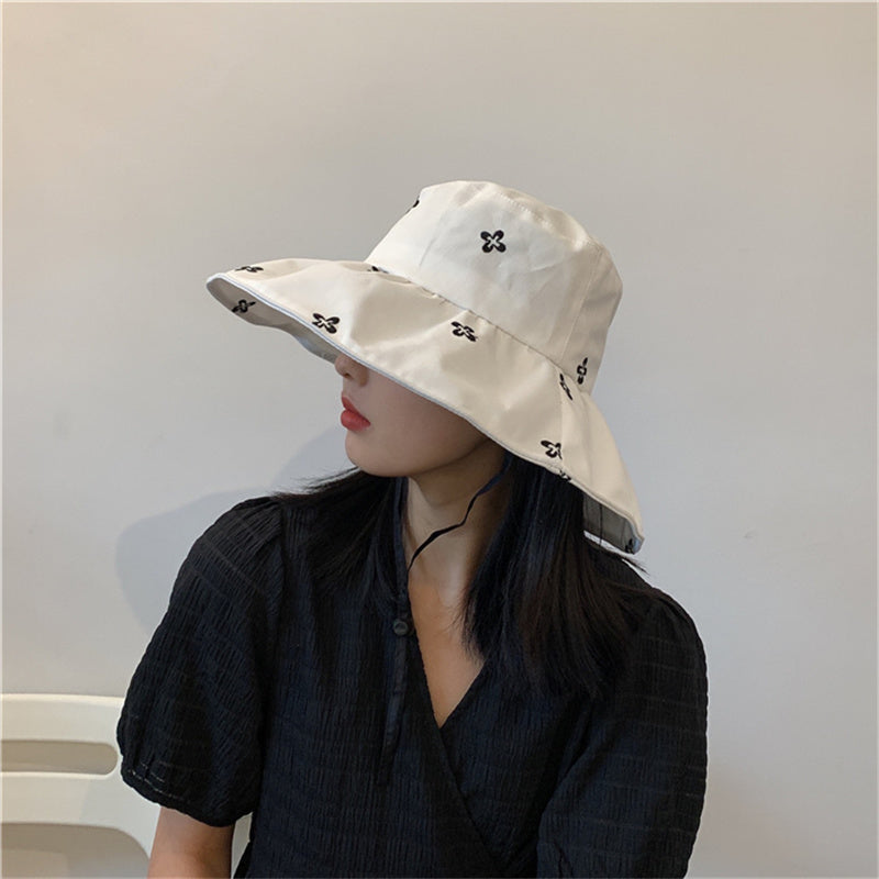 Fashion Summer Embroidered Sun Visor Hat