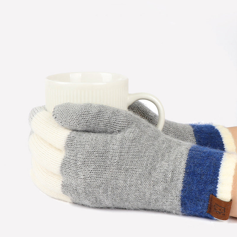 Winter Outdoor Cycling Touchscreen Knitted Gloves