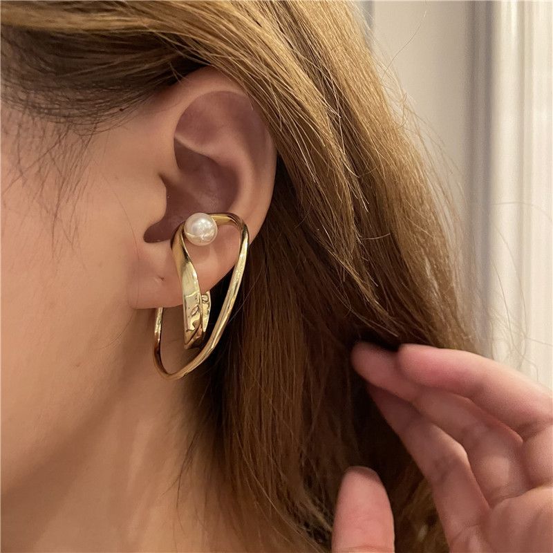 French Style Fashion Pearl Ear Bone Clip