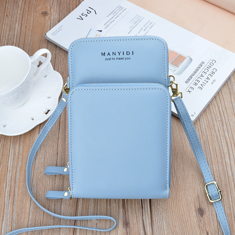Fashion Soft Leather Zipper Wallet