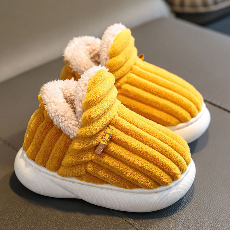Children's Non-slip Woolen Cotton Shoes