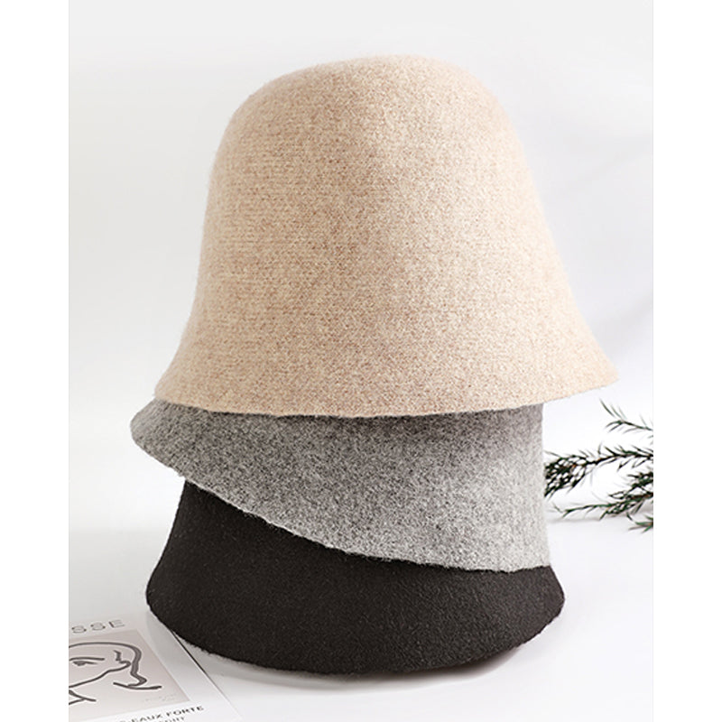 Fashion Autumn And Winter Retro Wool Warm Bucket Hat