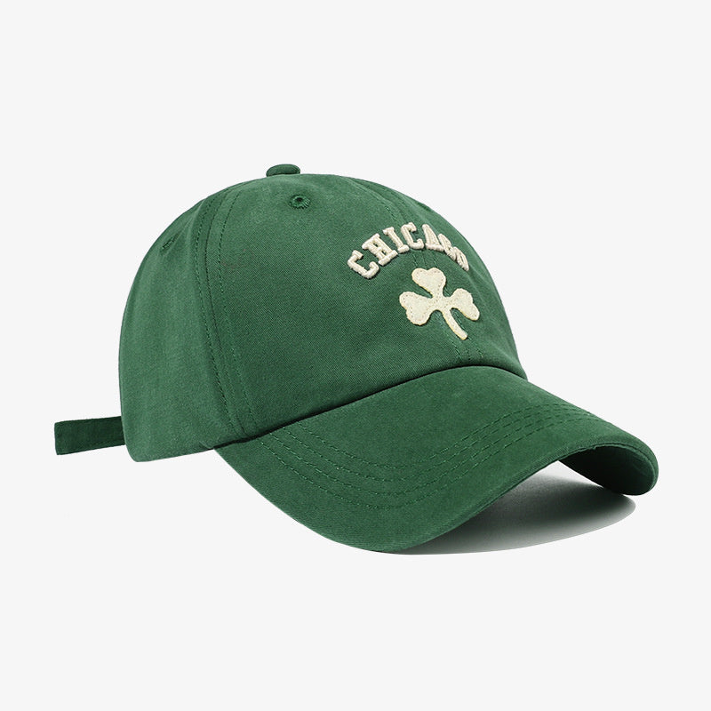 Clover patch couple casual sun visor