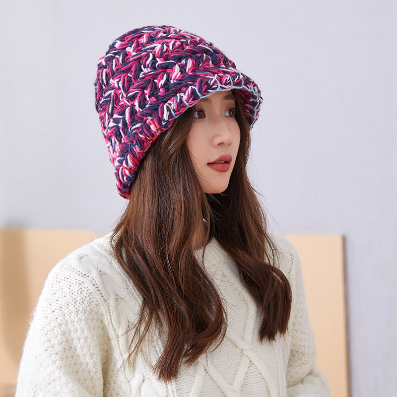 Colorblock Knitted Hat