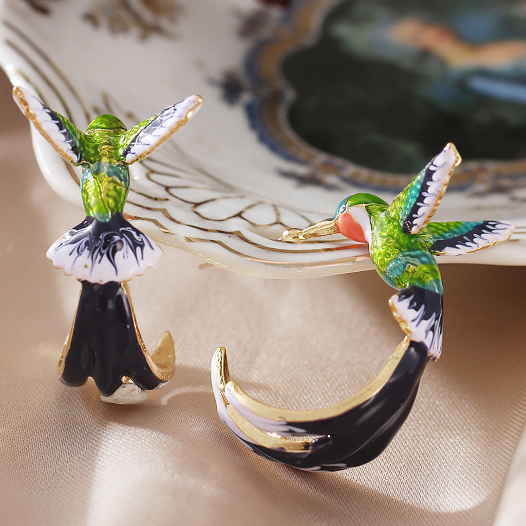 Women Lovely Hummingbird Earings