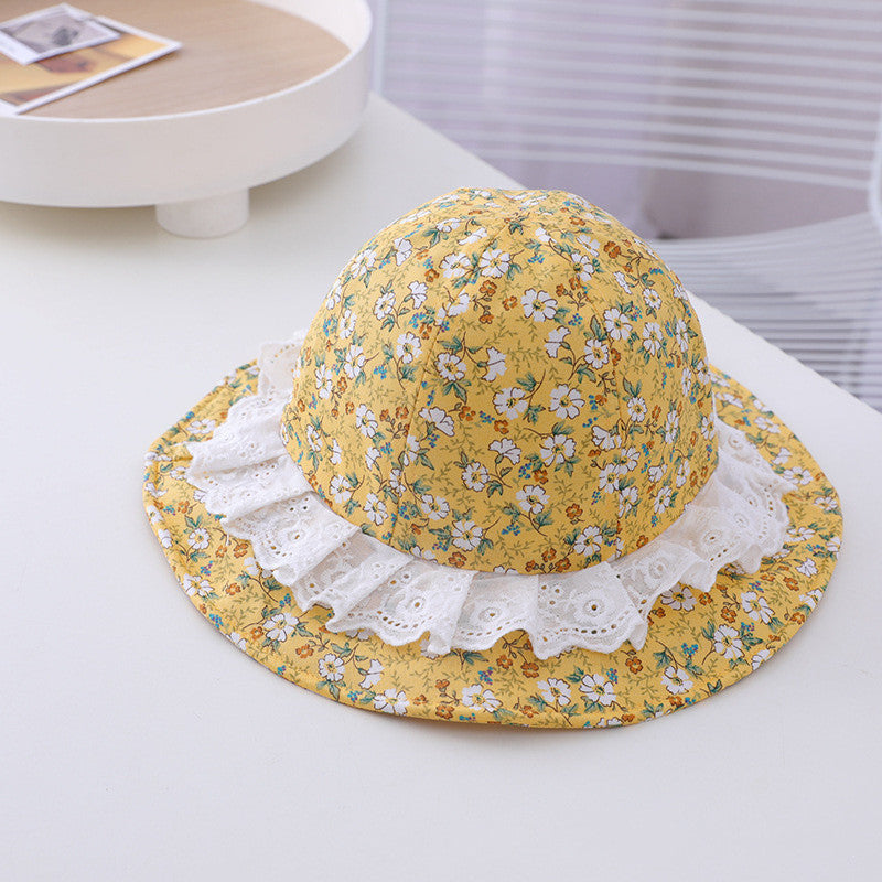 Basin of broken beautiful lace hat shading