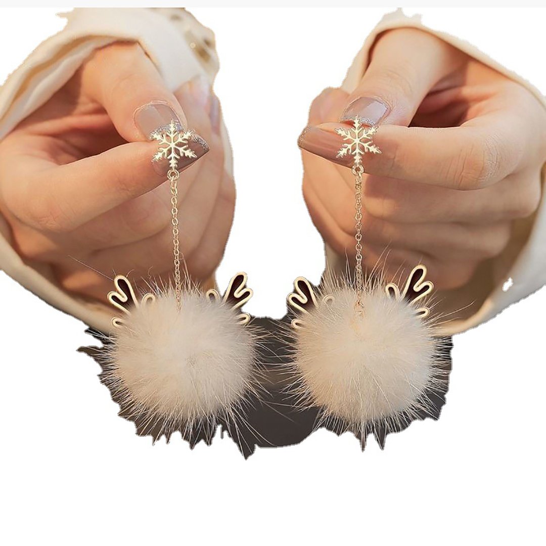 Christmas Elk Earrings(A Gift if Order Over $68）