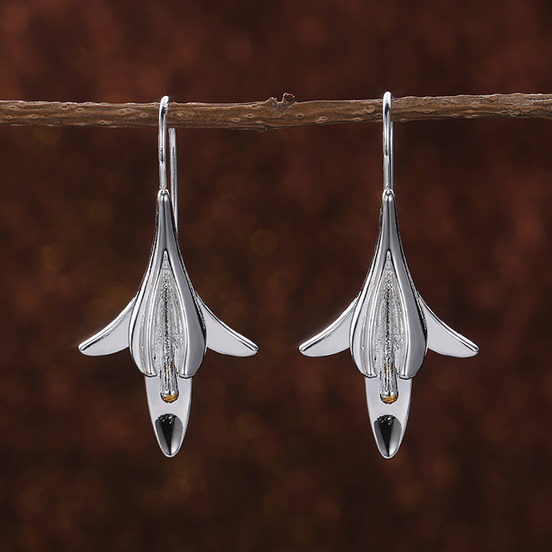 Female Vintage Flower Earrings