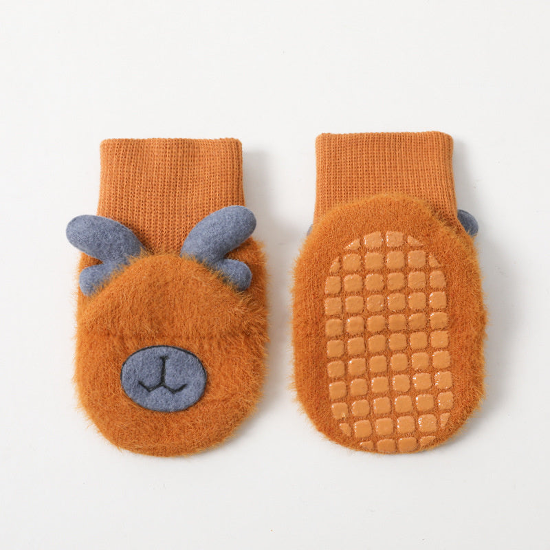 Thick Warm And Non-slip Cartoon Socks