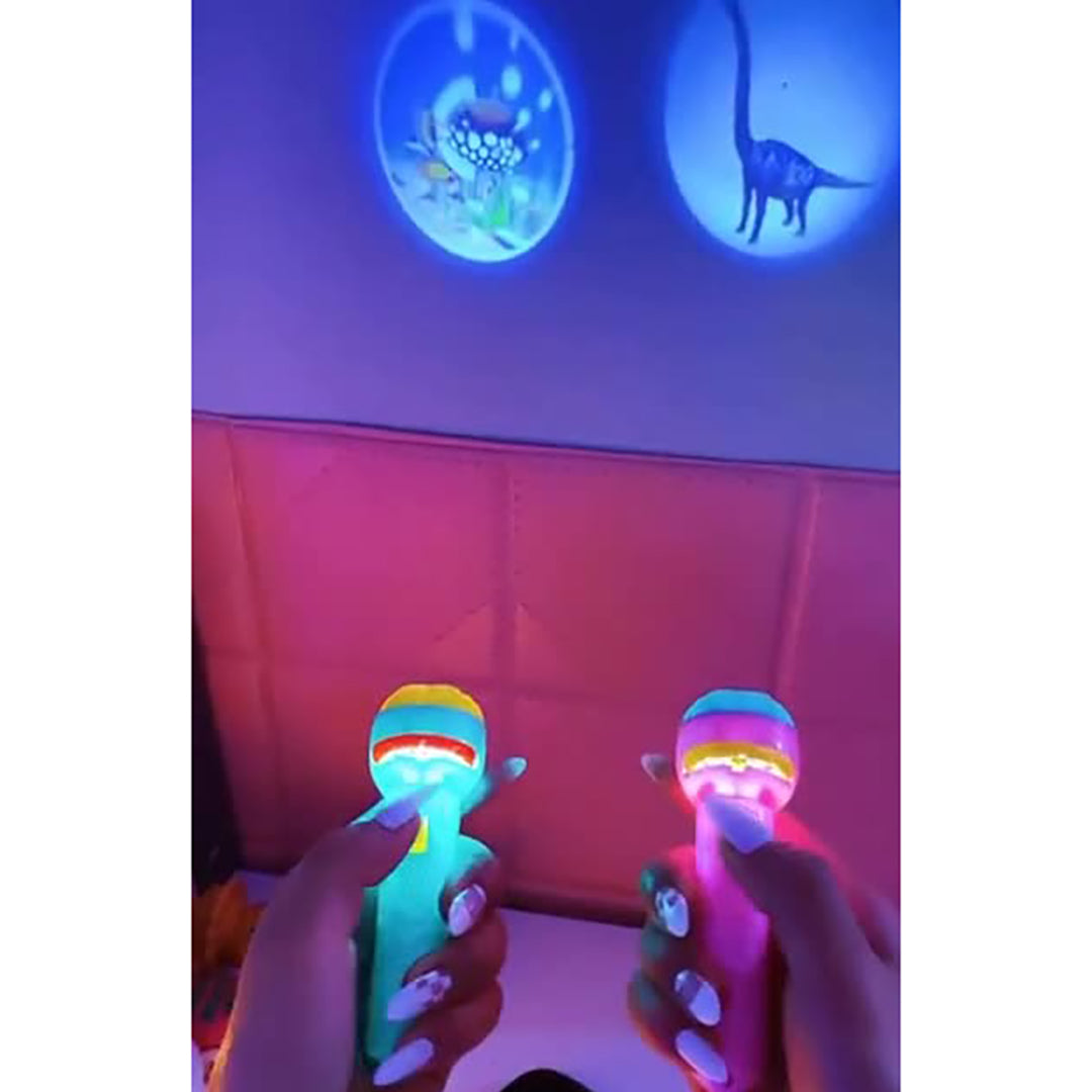 Children Early Education Flashlight Various Cartoon Patterns Projector