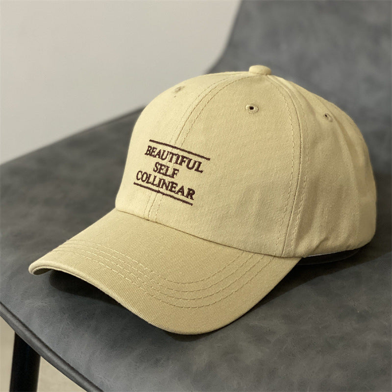 Letter Embroidered Baseball Cap