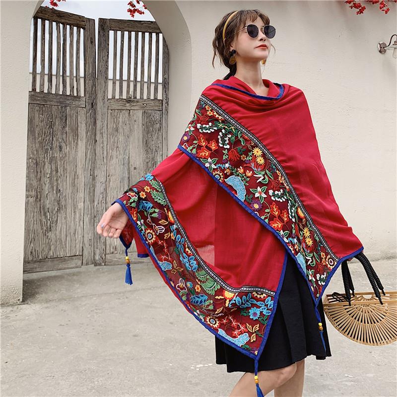 Ethnic Style Scarf For Travel