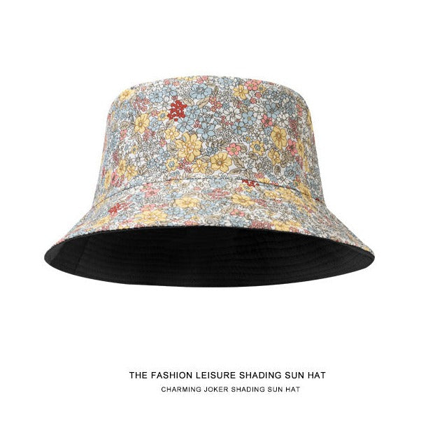 Fresh Floral Sunshade Fashion Fisherman Hat