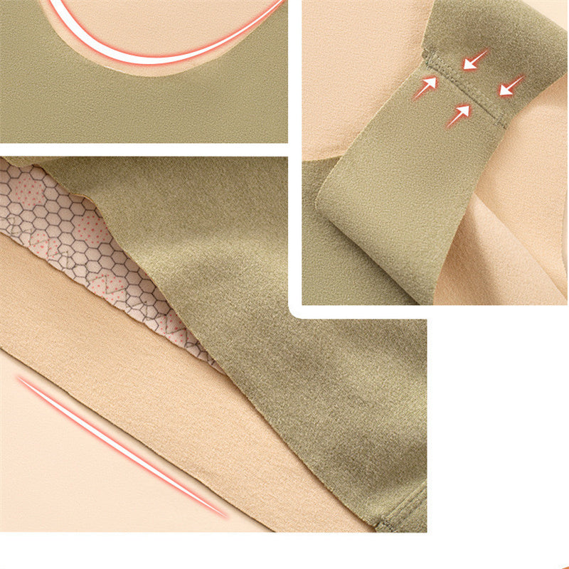 Thermal Shirt Women Sleeveless Elastic Vest Thermal Tank Top Warm Underwear