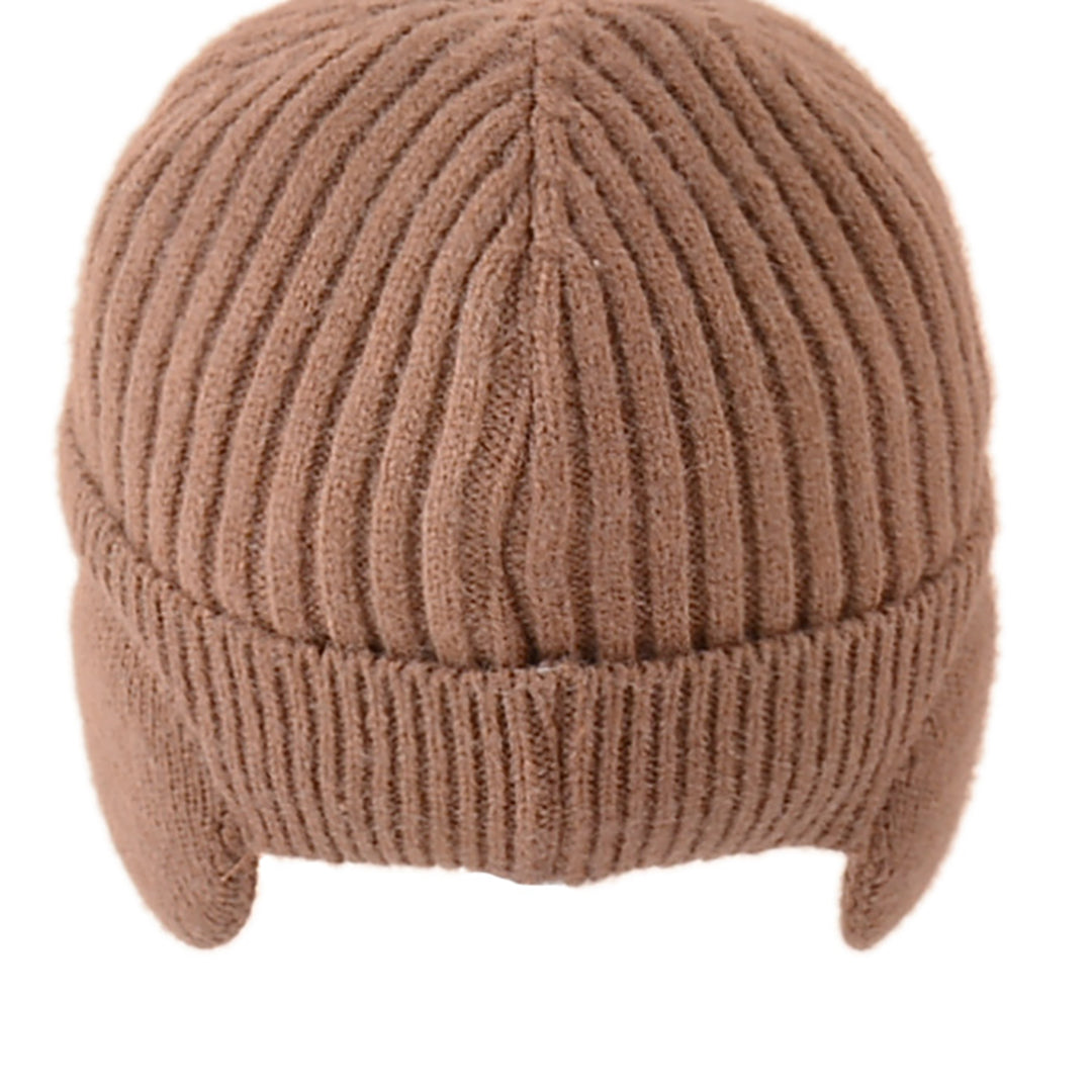 Fashion Male Solid Color Knit Warm Hat
