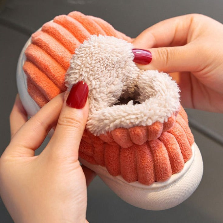Children's Non-slip Woolen Cotton Shoes