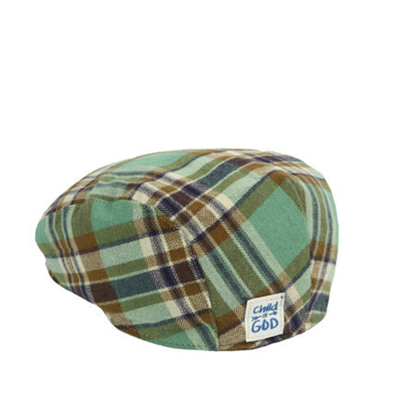 Versatile Vintage Plaid Beret