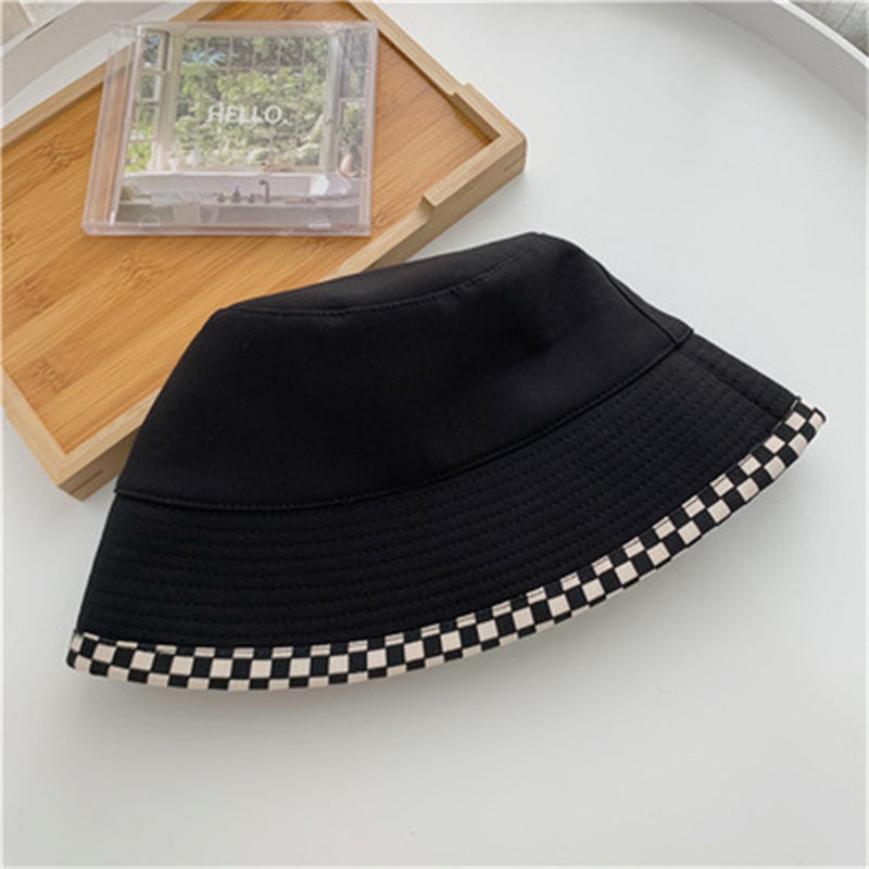 Fashion Plaid Print Pot Hat