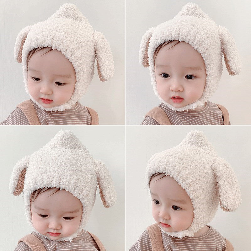 Long-eared Rabbit Plush Ear Protection Hat