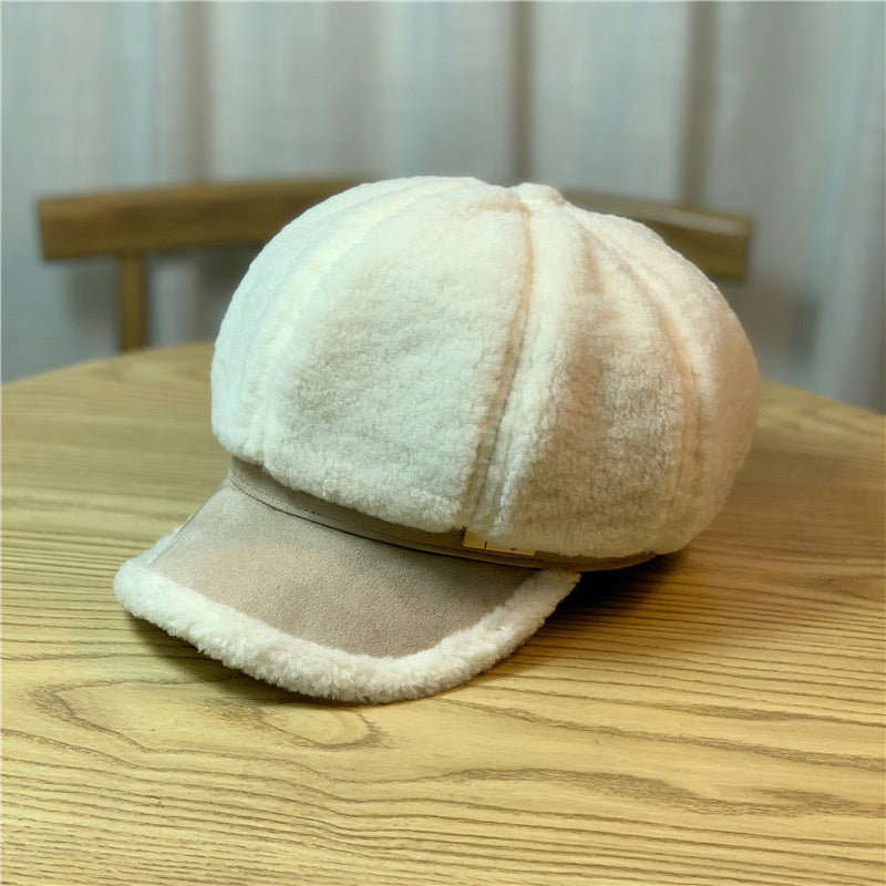 Casual Warm Laminate Vintage Painter's Hat
