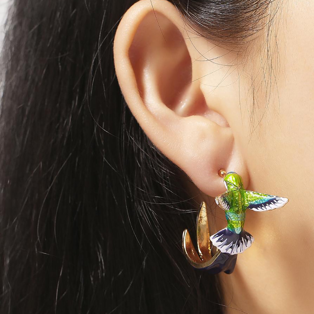 Women Lovely Hummingbird Earings