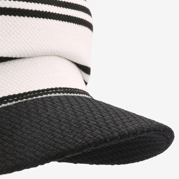 Spring Lndividual Style Striped Beret