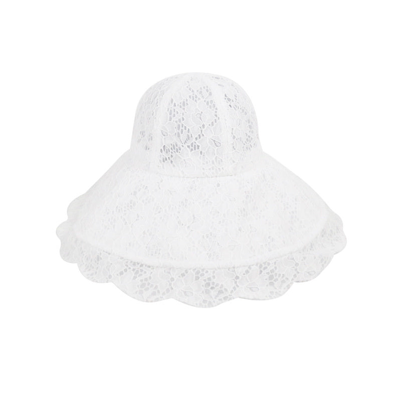 Lace Bow Family Breathable Sunscreen Beach Hat