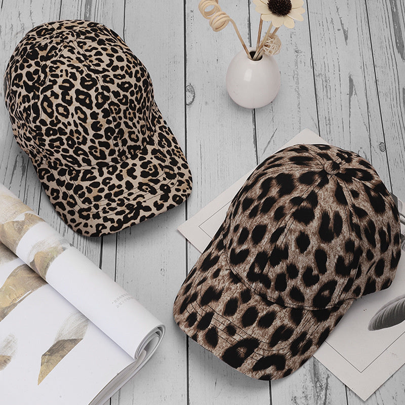 Hip Hop Leopard Print Casual Baseball Cap