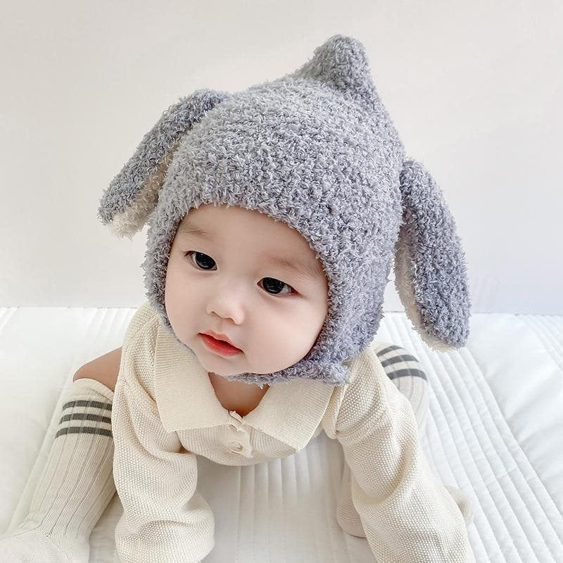 Long-eared Rabbit Plush Ear Protection Hat