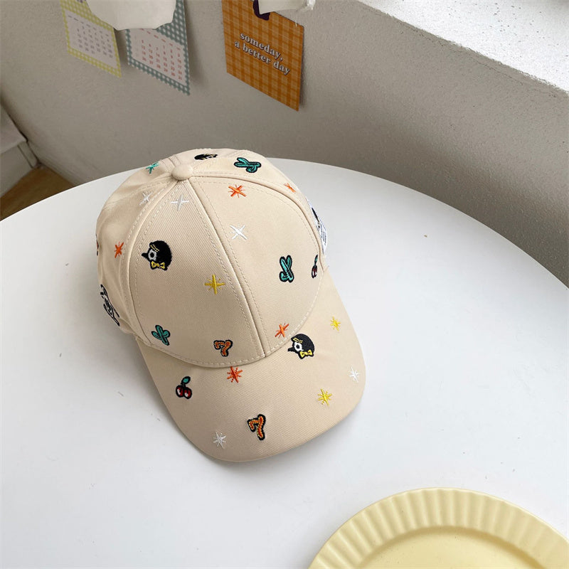 New Cartoon Baseball Cap For Children's Casual Sun Protection