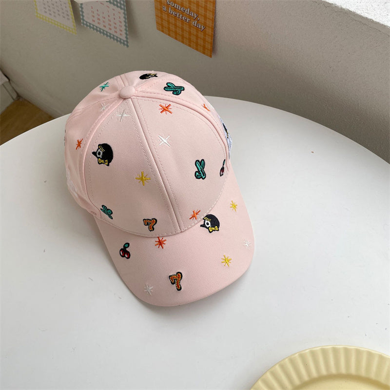 New Cartoon Baseball Cap For Children's Casual Sun Protection