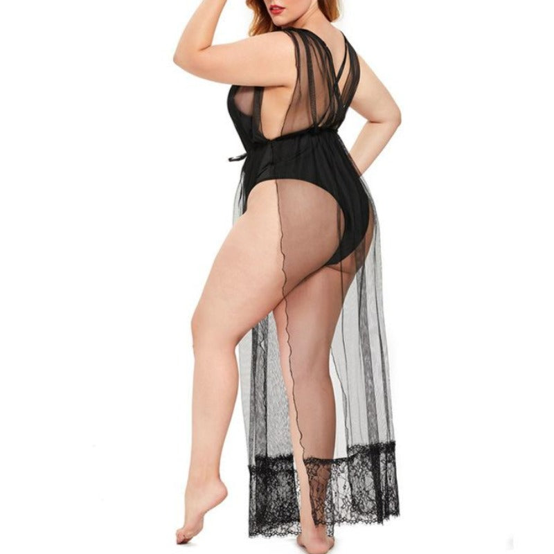 Lace Dress Sexy One-Piece Pajamas