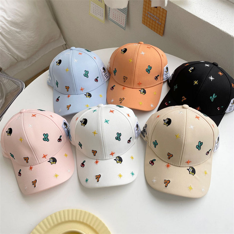 New Cartoon Baseball Cap For Children's Casual Sun Protection