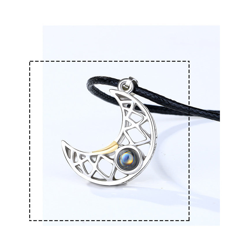 2 PCS / Set Sun Moon Necklaces for Lovers