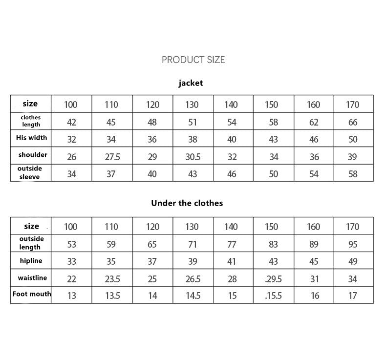 Children's Long Sleeve Pajamas For Boy and Girl