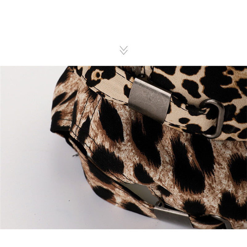 Hip Hop Leopard Print Casual Baseball Cap