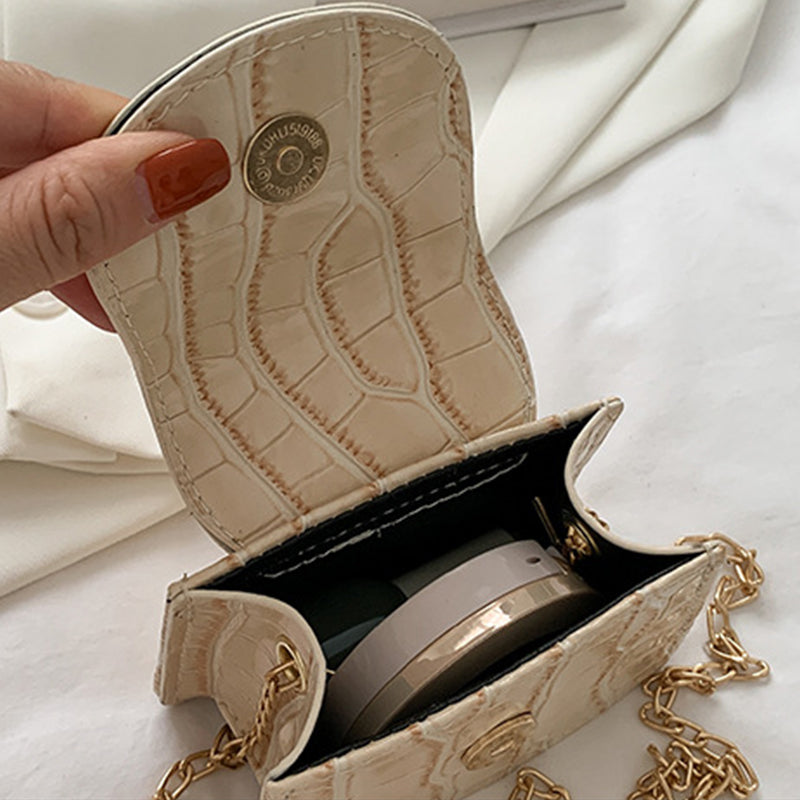 Super Cute Metal Chain Mini Shoulder Bags