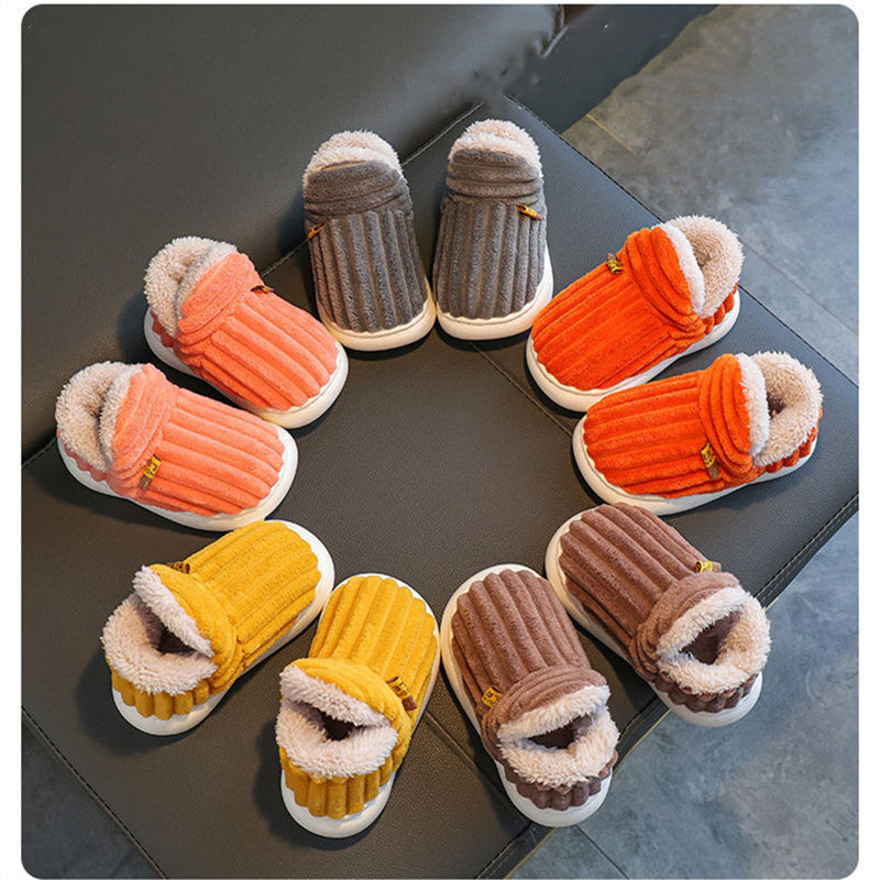 Children's Non-slip Woolen Cotton Shoes