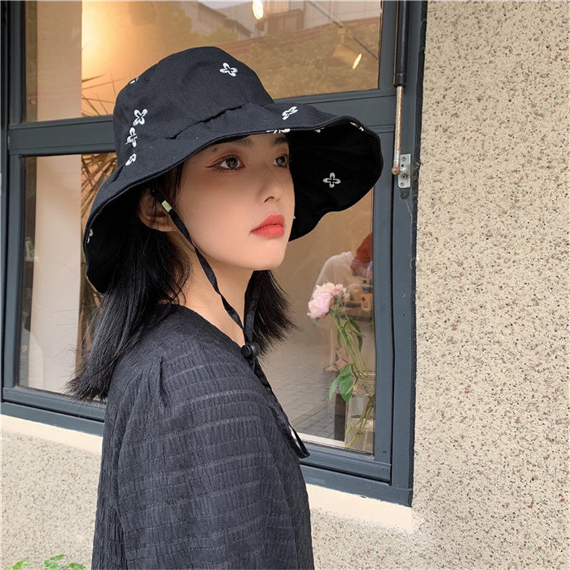 Fashion Summer Embroidered Sun Visor Hat